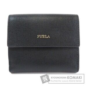 Furla logo motif bifold Wallet leather